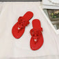 Women's shoes rubber soft soles miter flat beach slippers female explosive