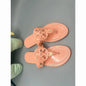 Women's shoes rubber soft soles miter flat beach slippers female explosive