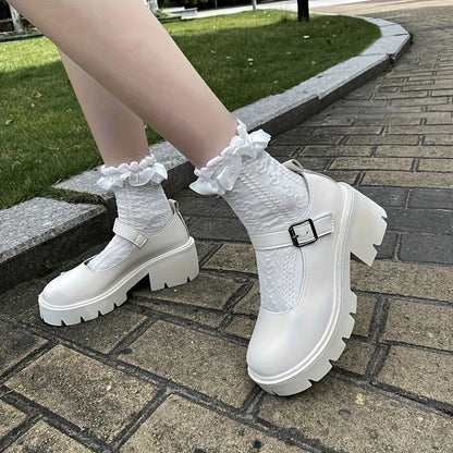 Lolita Shoes Women Japanese Mary Jane Shoes Women Vintage
