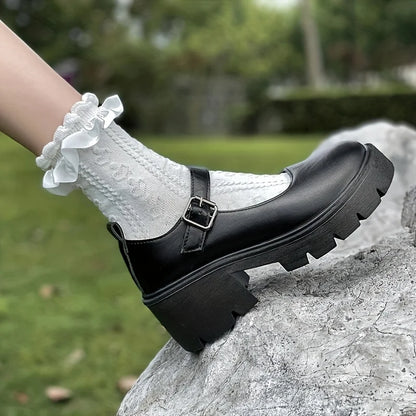 Lolita Shoes Women Japanese Mary Jane Shoes Women Vintage