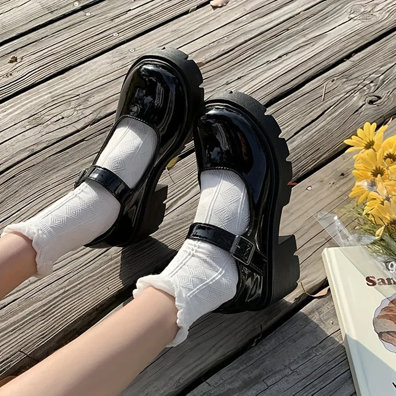 Lolita Shoes Women Japanese Mary Jane Shoes Women Vintage