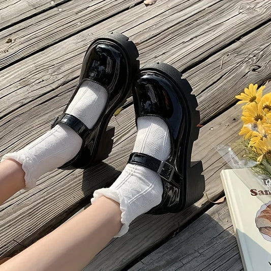 Lolita Shoes Women Japanese Mary Jane Shoes Women Vintage