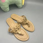 Women's shoes rubber soft soles miter flat beach slippers female explosive