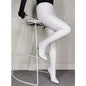 Customize Women Pants With Boots Waist High Heels Pantyhose Latex Stretchy Crotch Boots