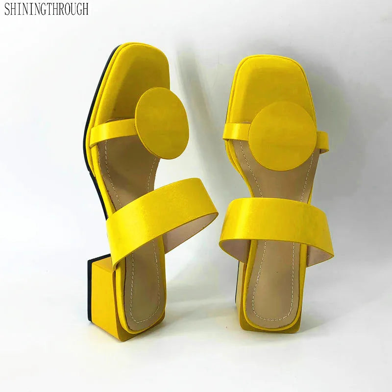 Women Slippers  Pink Blue Yellow