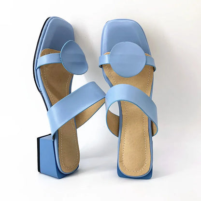 Women Slippers  Pink Blue Yellow