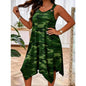 【New style】 - summer new style suspender dress fashionable  style camouflage simple design large size women's dress