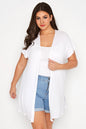 Women Short Sleeve Plus Size Summer Kimono Cardigan Open Front Plus Size Cardigan