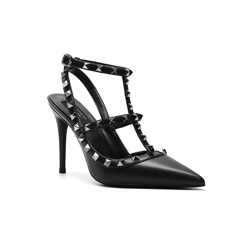 Genuine Leather Fashion Classic High Heels