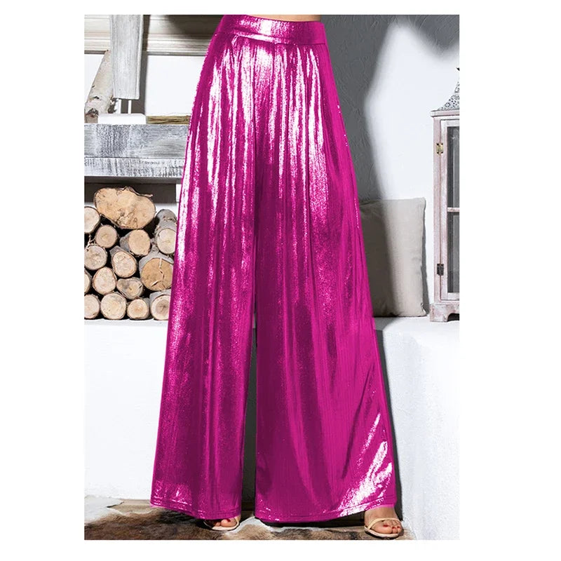 Wide Leg Pants for Women, Loose Pants, Pleated Trousers, Plus Size