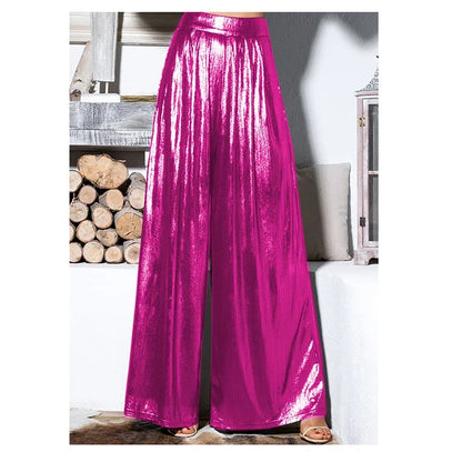 Wide Leg Pants for Women, Loose Pants, Pleated Trousers, Plus Size