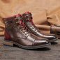 Men Boots Fashion Comfortable Spring Leather Boots