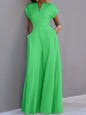 Overalls Women Elegant Jumpsuits Short Sleeve