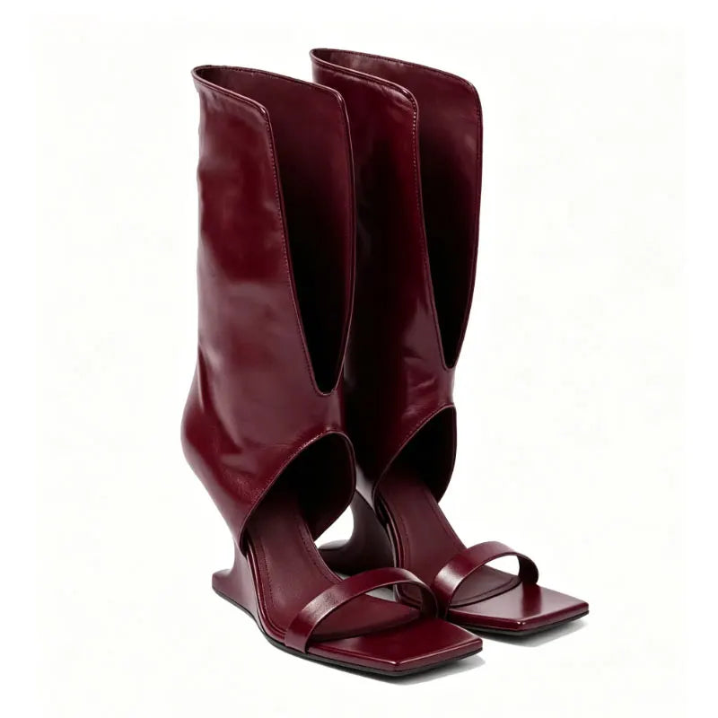 Summer Boots High-heel 7.8 Cm Shoes for Women Size 35-43