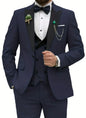 Casual Business Men's Suit Three-piece