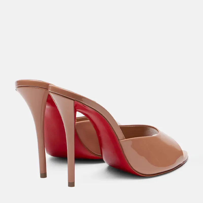 Women  Pointed Open Toe Roman Sandals Metal Sexy Women's Shoes