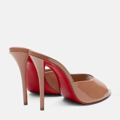 Women  Pointed Open Toe Roman Sandals Metal Sexy Women's Shoes