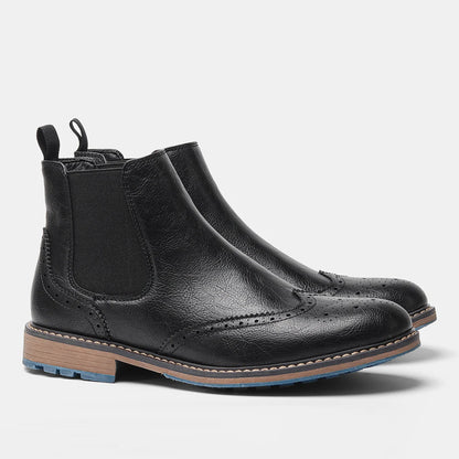 Men Boots Fashion Comfortable Spring Leather Boots