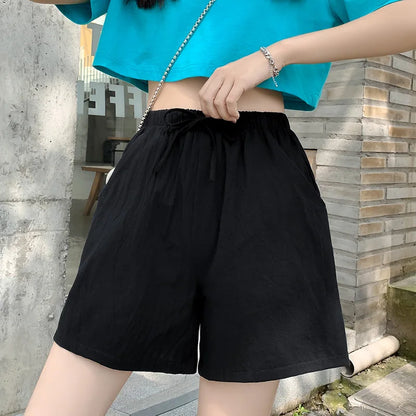 Cotton Linen Shorts Casual