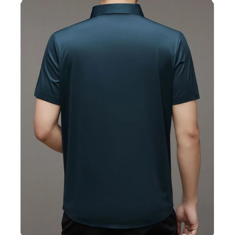 Mulberry Silk Men Business Shirt