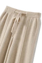 High Waist Knitted Woolen Wide Leg Pants
