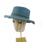 Zipper shallow  fedora hat  woolen hat ladies European punk chain novelty
