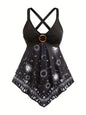 Summer Suspender Casual Tank, Women's Oversized Cami Top