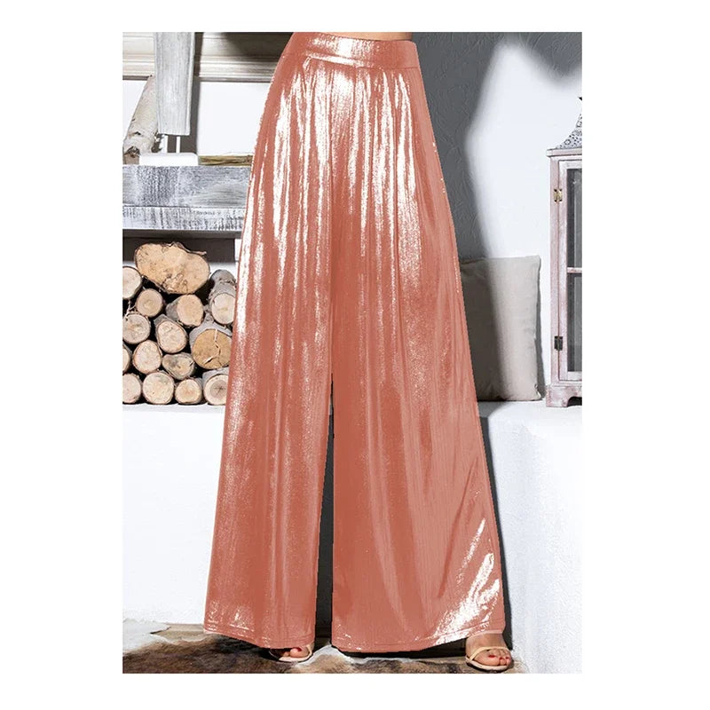 Wide Leg Pants for Women, Loose Pants, Pleated Trousers, Plus Size