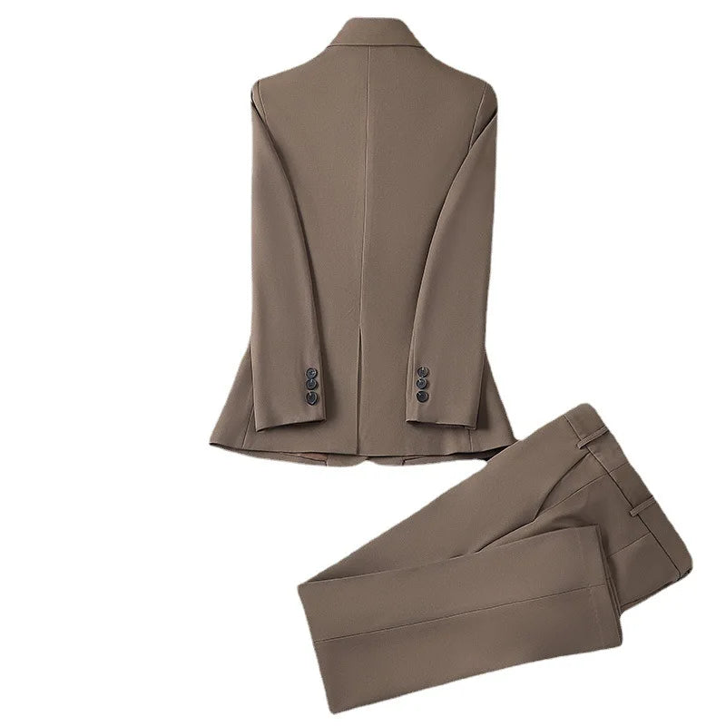 Women's professional suit and trousers two-piece Autumn and Winter Wear
