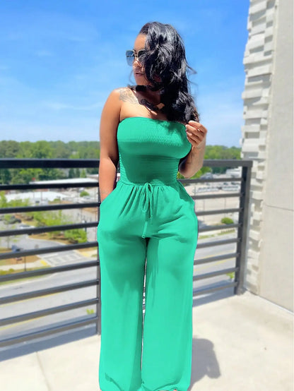Women's Summer Jumpsuit with Pockets