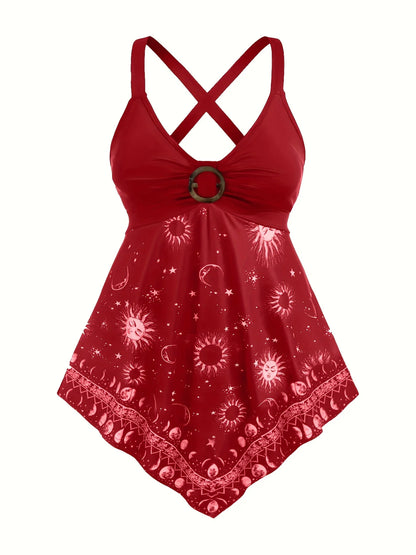 Summer Suspender Casual Tank, Women's Oversized Cami Top