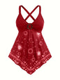 Summer Suspender Casual Tank, Women's Oversized Cami Top