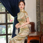 Chinese Style Sexy Women Plus Size  Dress Dragon And Phoenix Long