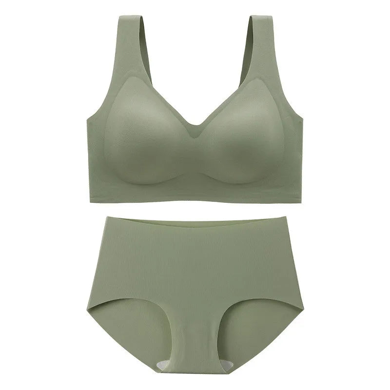 Plus Size Women Bra Sets Panties