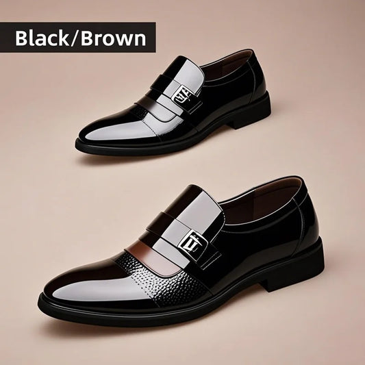 Leather Shoes for Men Oxfords Business Casual Office Work Shoes