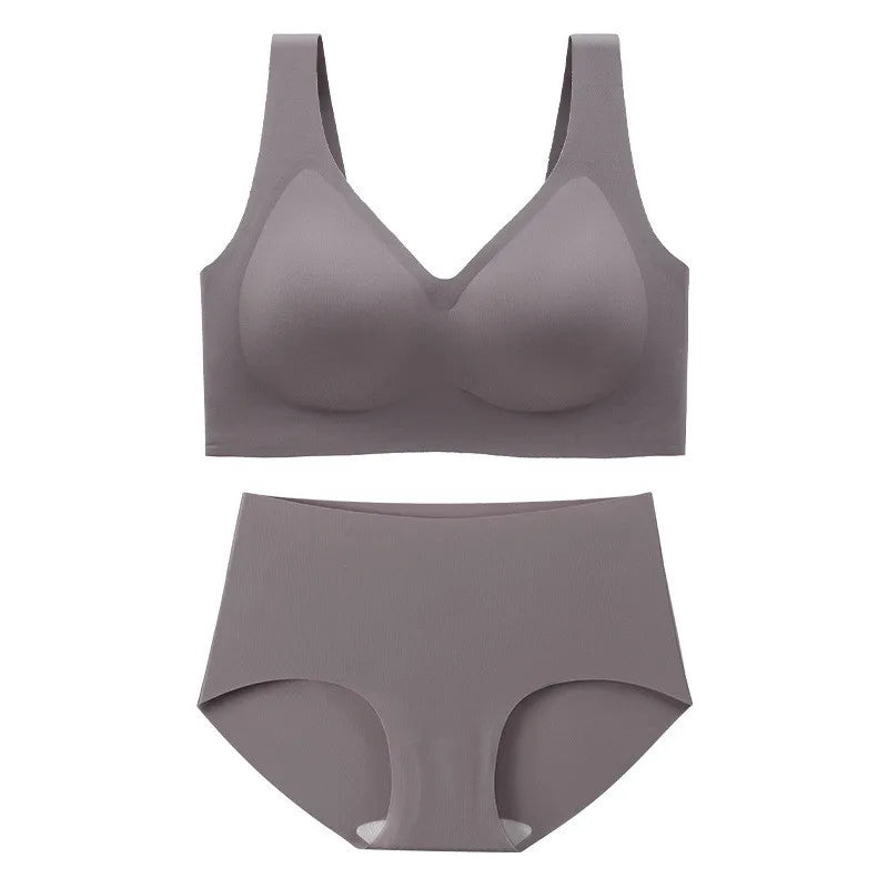 Plus Size Women Bra Sets Panties