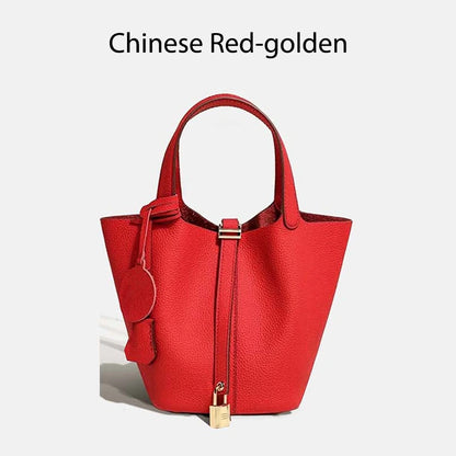 MENDY Women  Handbags Bucket Bag Real Leather Tote Bag Genuine Leather Luxury   Size Large Lady Hand Bags
