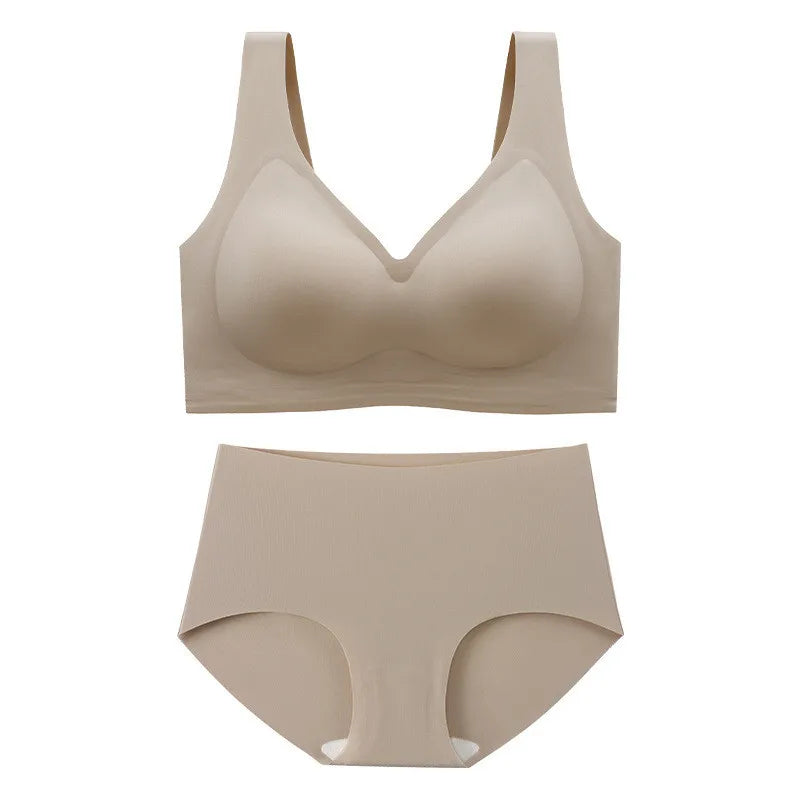 Plus Size Women Bra Sets Panties