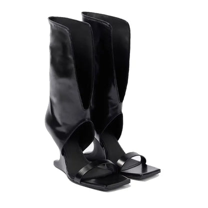 Summer Boots High-heel 7.8 Cm Shoes for Women Size 35-43