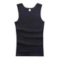 Male  Women Basic Elastic tank top Pure Cotton Sleeveless Men's t-shirt Bodybuilding T-shirt