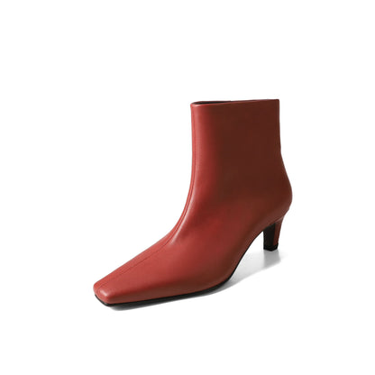 Real Sheepskin Women Knee High Boots Lady Autumn Winter Turned Over Edge Boots