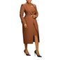Women's Set Full Sleeve Long Blazer Coat+ Long Dress Suit