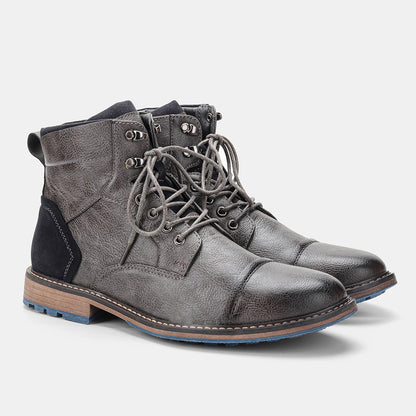 Men Boots Fashion Comfortable Spring Leather Boots