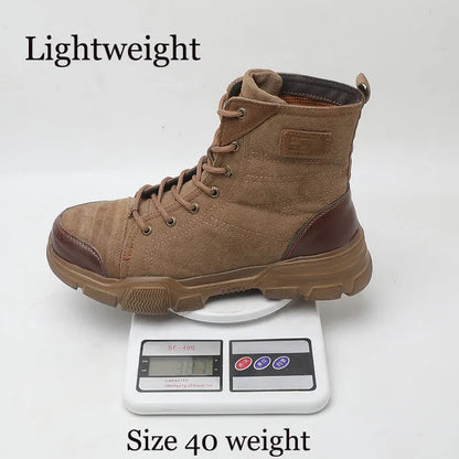 Men Work Boots Indestructible Work Shoes