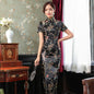 Chinese Style Sexy Women Plus Size  Dress Dragon And Phoenix Long