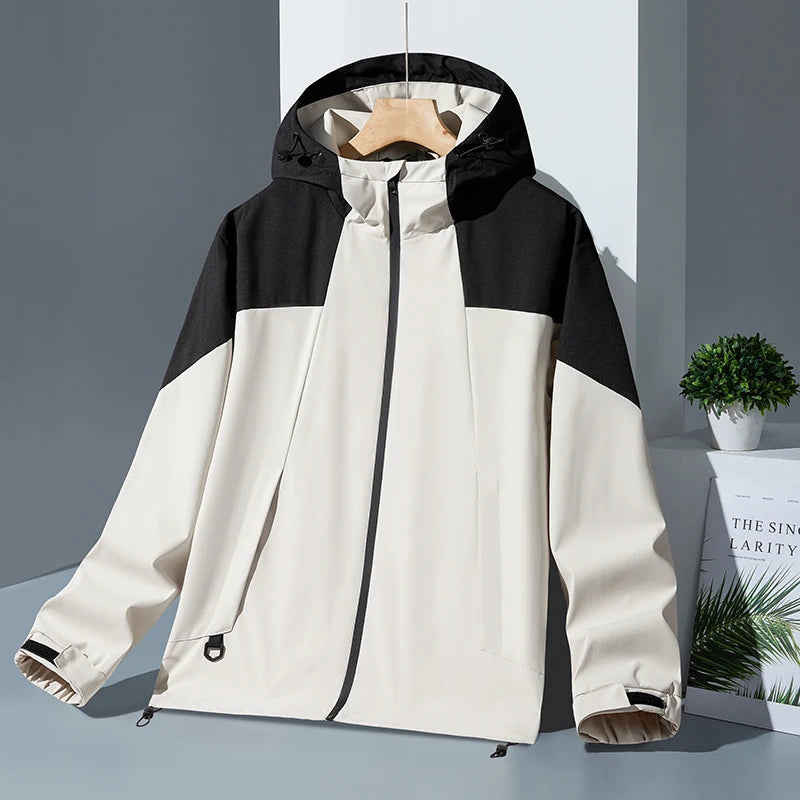 Women Plus Size Coat 5XL 6XL 7XL 8XL Waterproof Jacket Outdoor Windbreaker