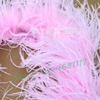 Women Fluffy Real Ostrich Feather Knee High Boots Women