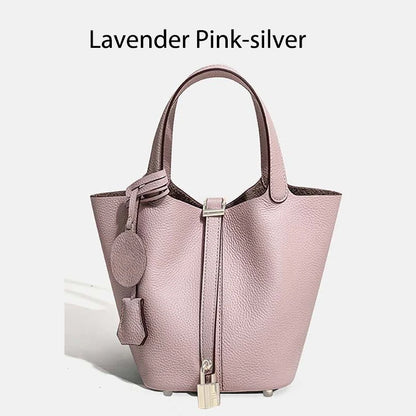 MENDY Women  Handbags Bucket Bag Real Leather Tote Bag Genuine Leather Luxury   Size Large Lady Hand Bags