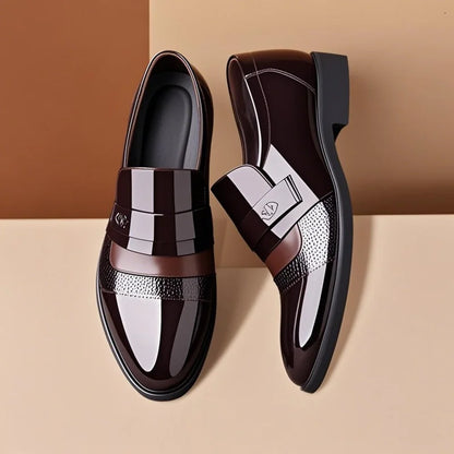 Leather Shoes for Men Oxfords Business Casual Office Work Shoes