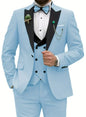 Casual Business Men's Suit Three-piece